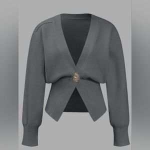 MICA's V-Neck Sweater Cardigan. Size M. NWT